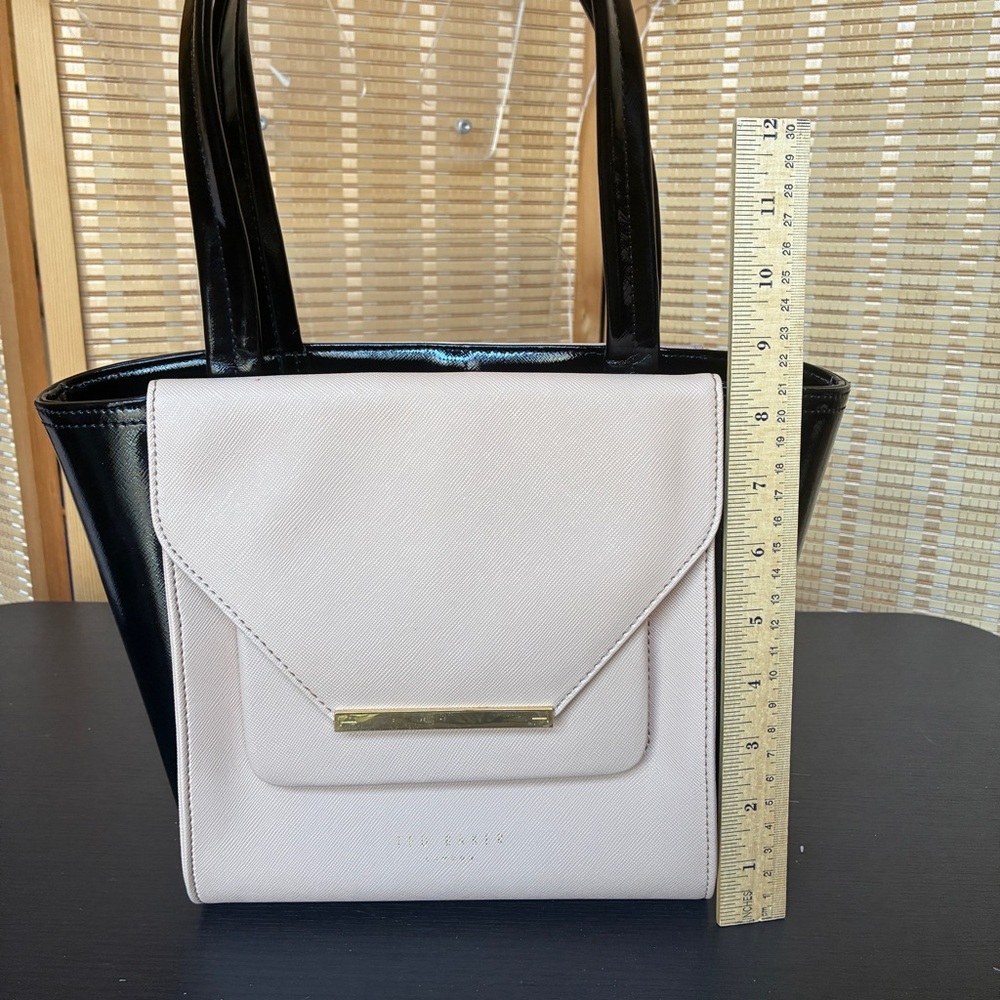 Ted Baker London Pink and Black Shopper Style Allira Handbag - Picture 9 of 15